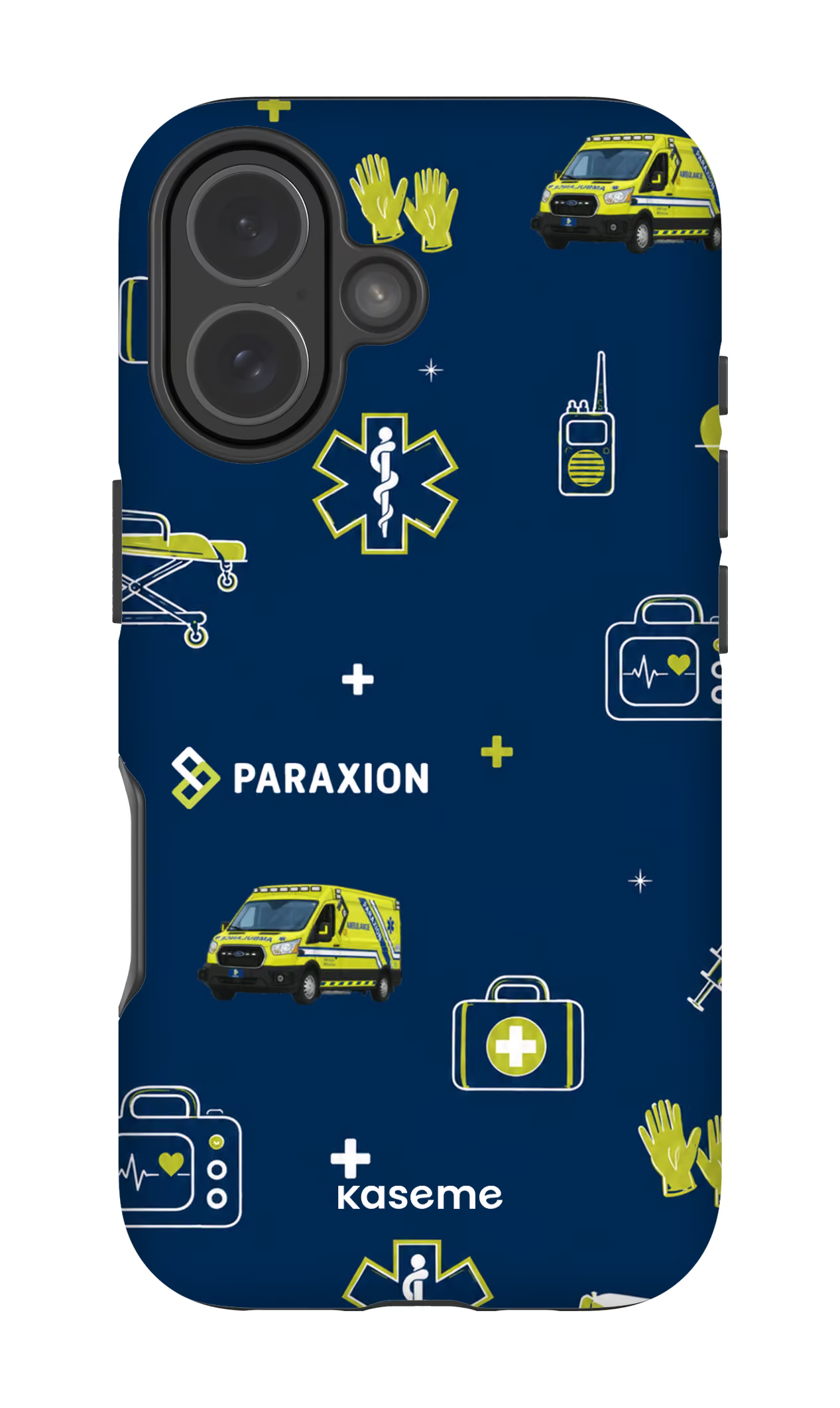 iPhone 17 Impact (Matte) Icônes bleu Paraxion -