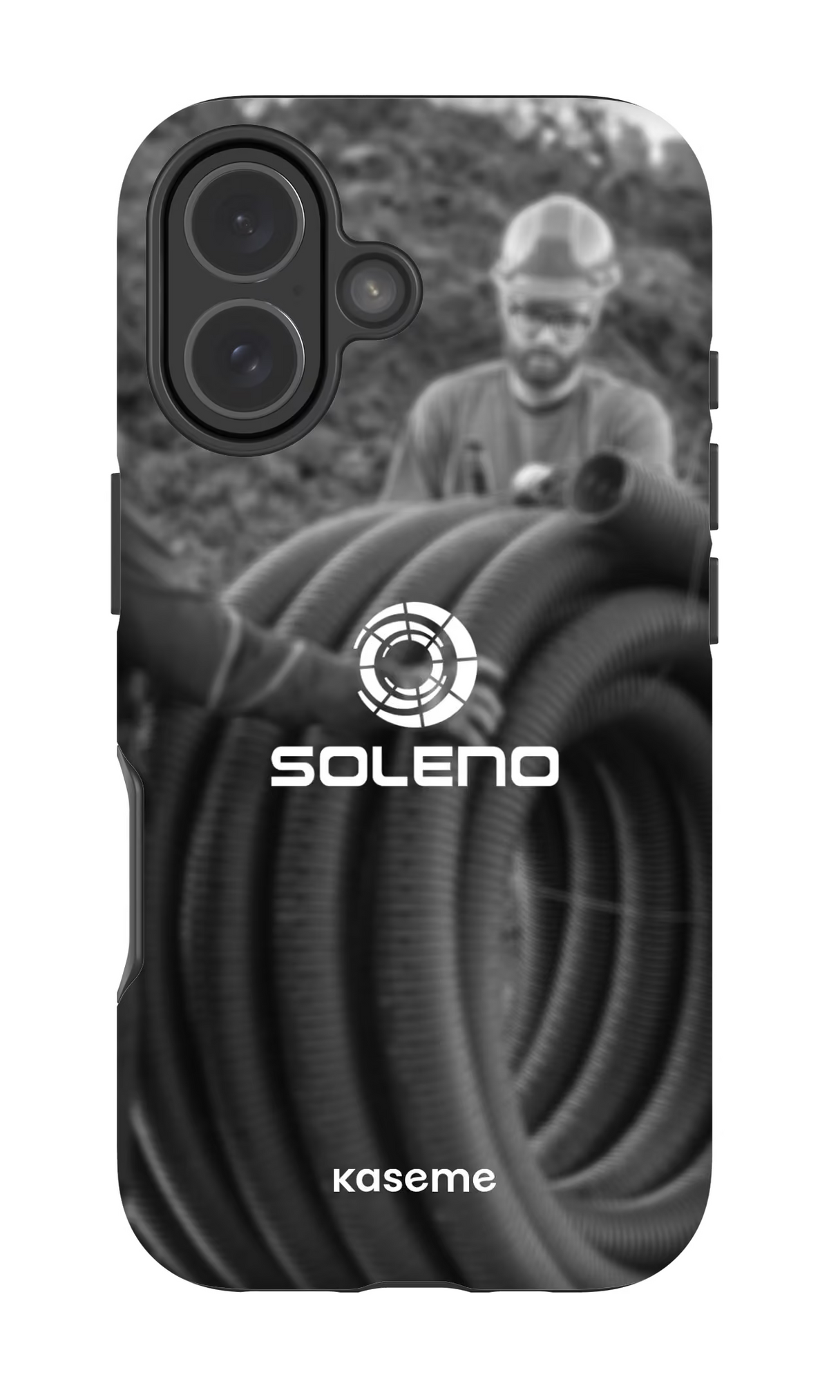 iPhone 17 Impact (Matte) Soleno tuyau N&B -
