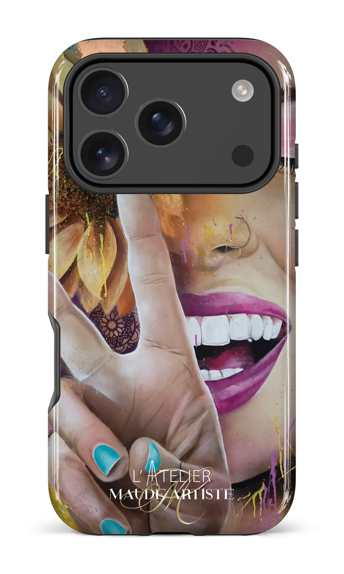 iPhone 17 Pro Impact Case Around Peace by Maude -