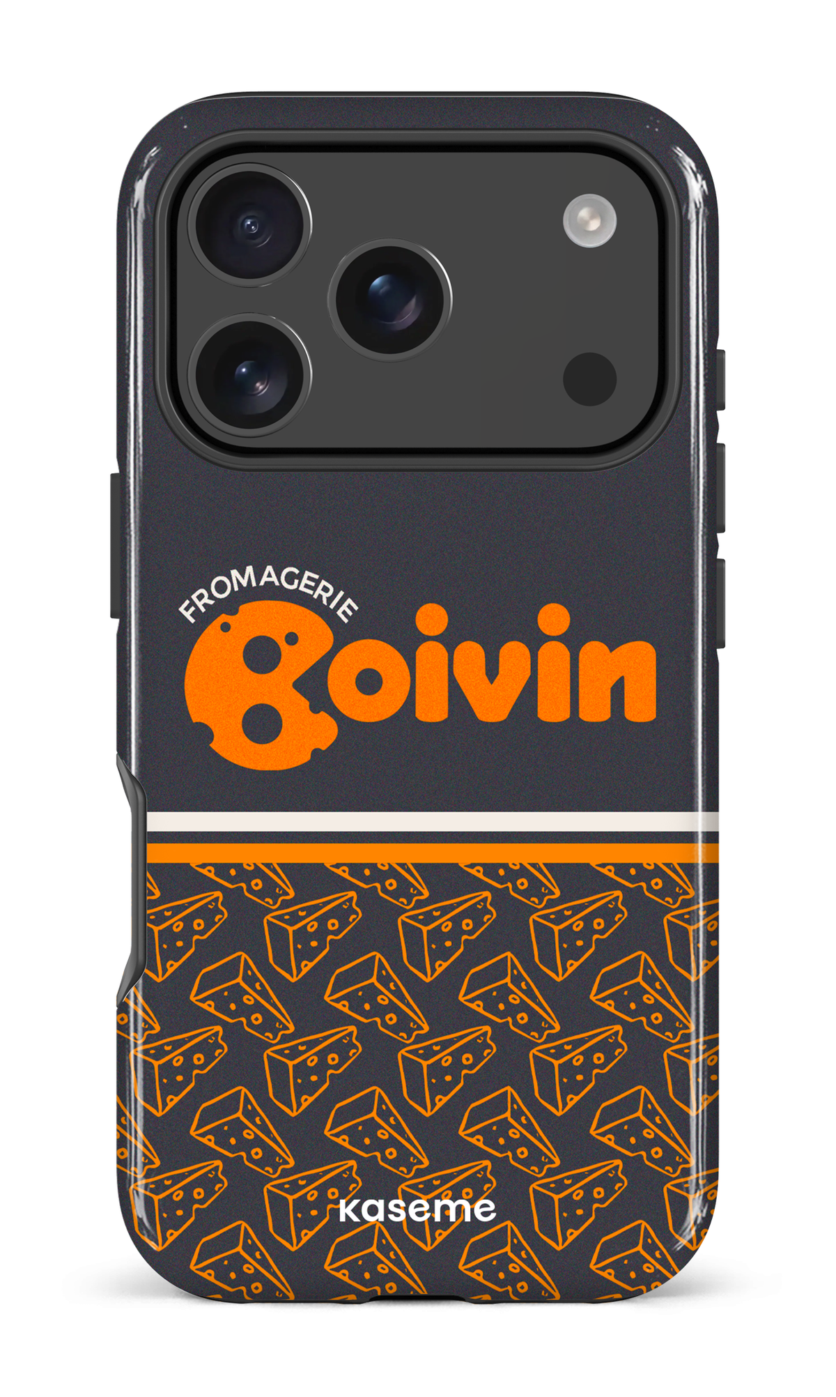 iPhone 17 Pro Impact Case Boivin Gris x Fromages -