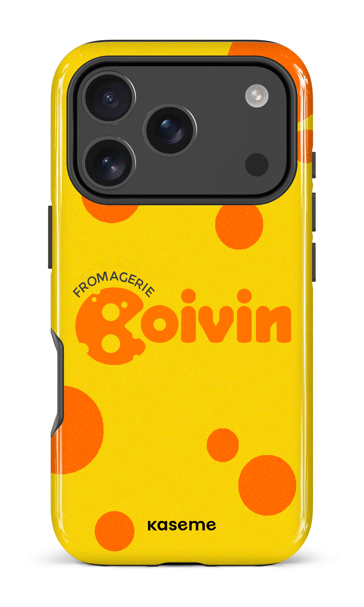 iPhone 17 Pro Impact Case Boivin Jaune x Ronds -