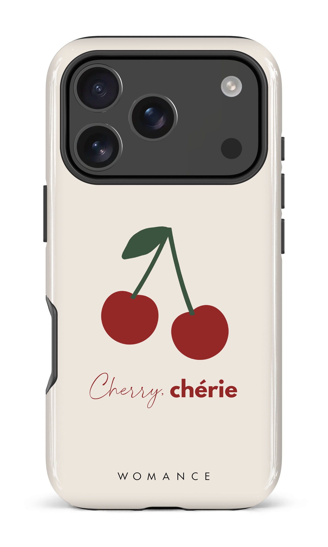 iPhone 17 Pro Impact Case Cherry, chérie -