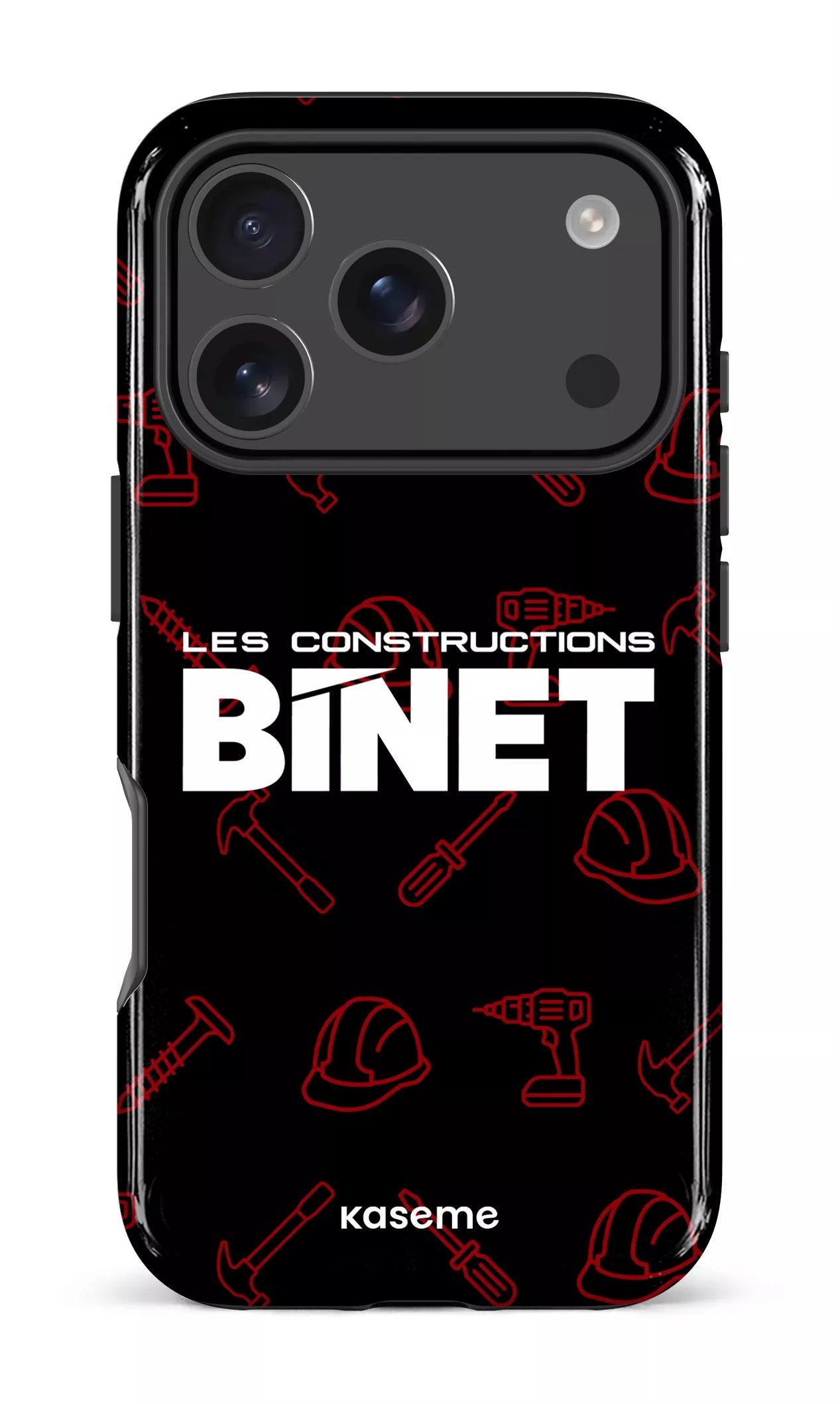 iPhone 17 Pro Impact Case Constructions Binet Noir -