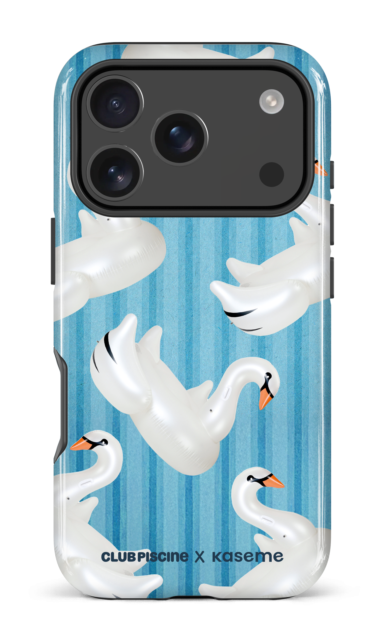 iPhone 17 Pro Impact Case Cygne par Club Piscine -