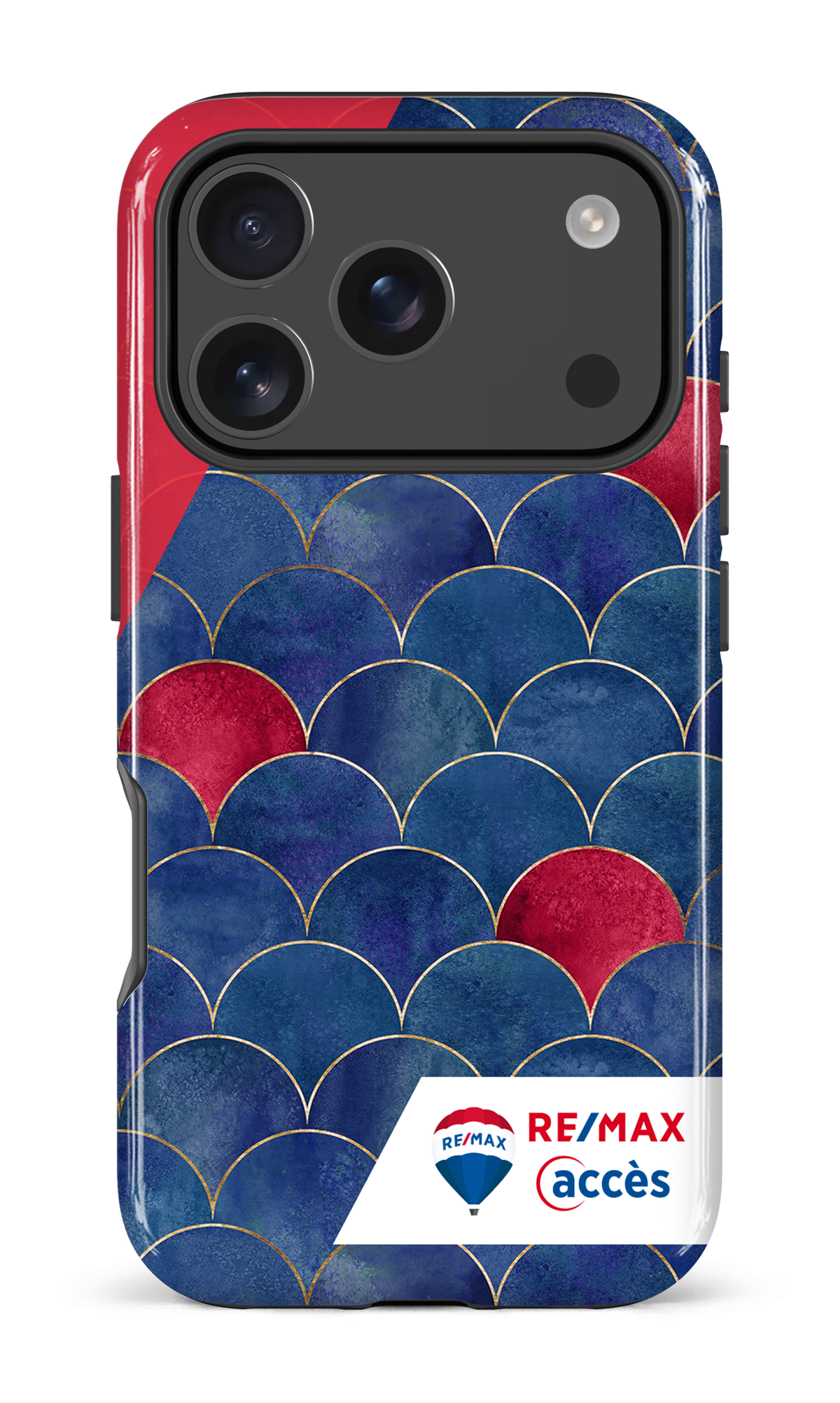 iPhone 17 Pro Impact Case Écailles bicolores -