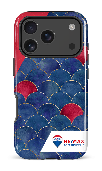 iPhone 17 Pro Impact Case Écailles bicolores de Francheville -