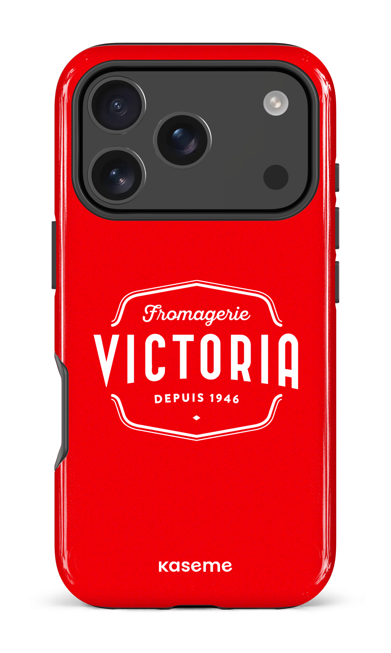 iPhone 17 Pro Impact Case Fromagerie Victoria Rouge -