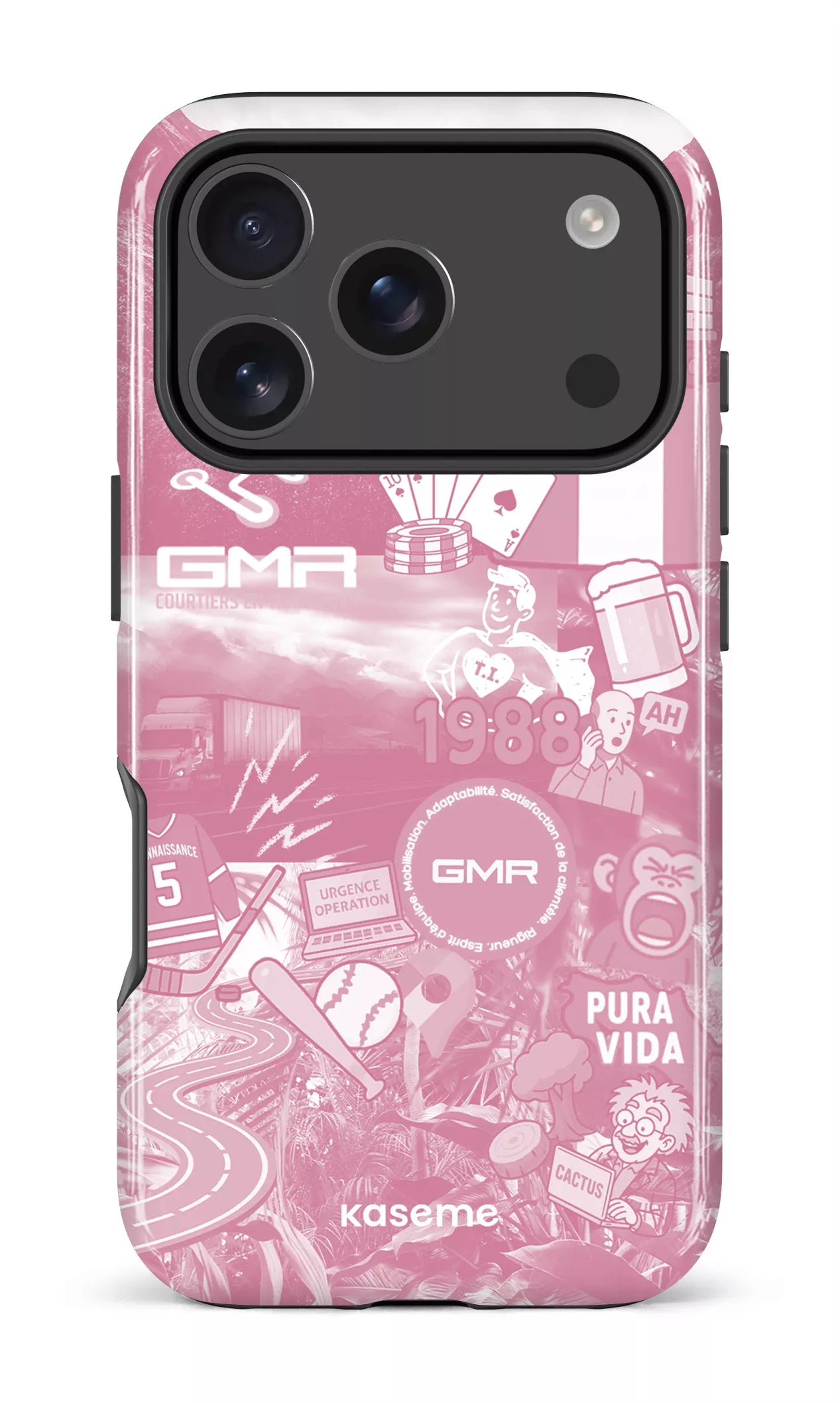 iPhone 17 Pro Impact Case GMR Collage Rose -
