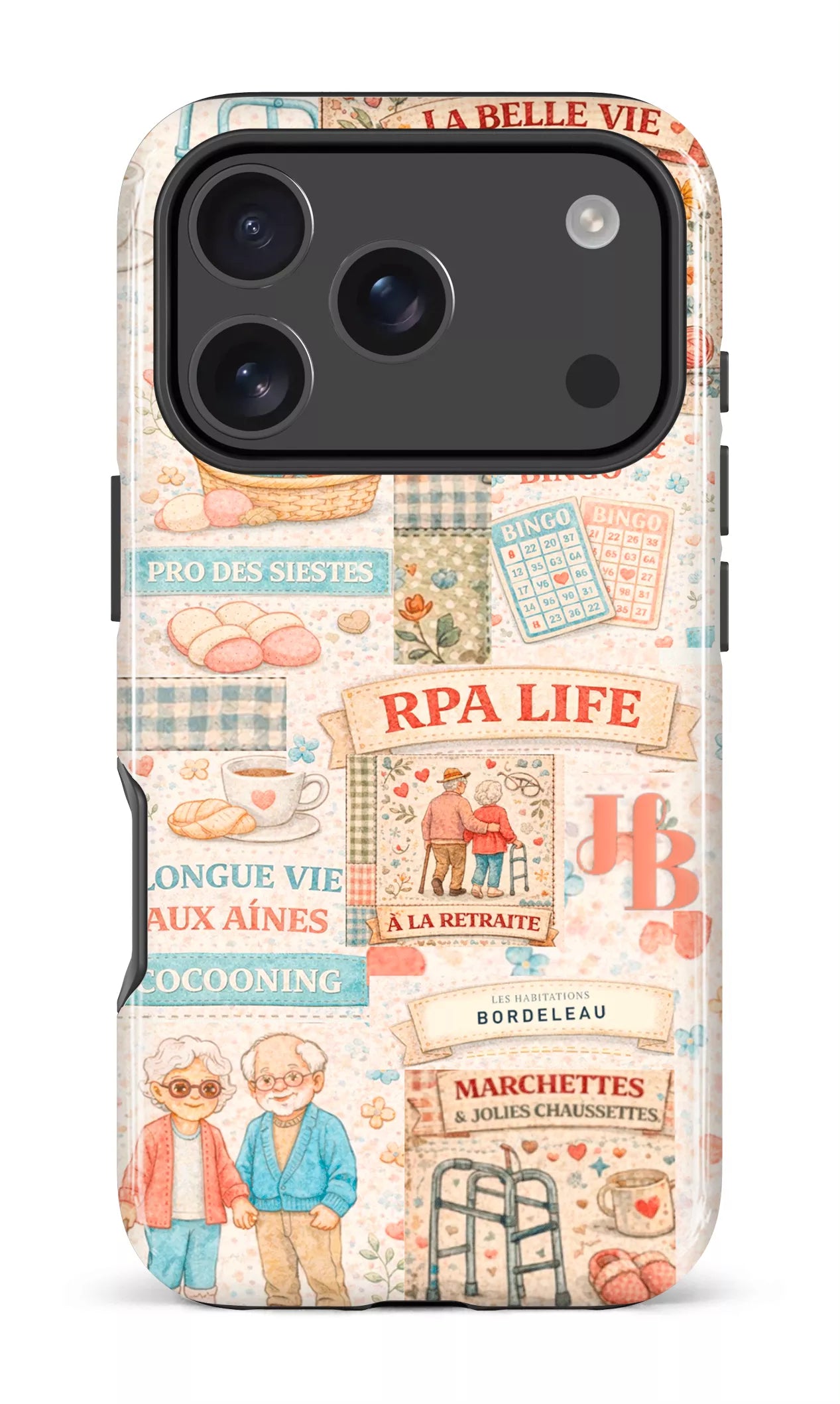 iPhone 17 Pro Impact Case HB Courtepointe -