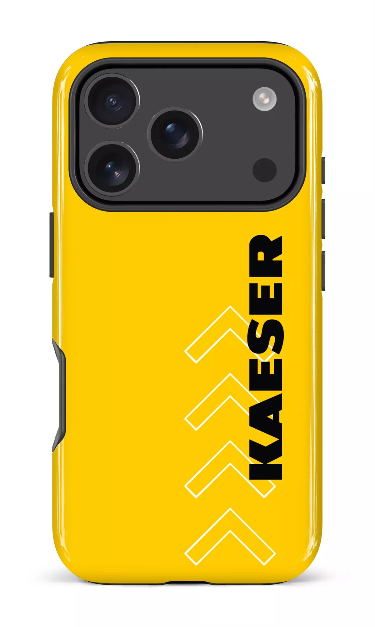 iPhone 17 Pro Impact Case Kaeser Flèches Jaune -