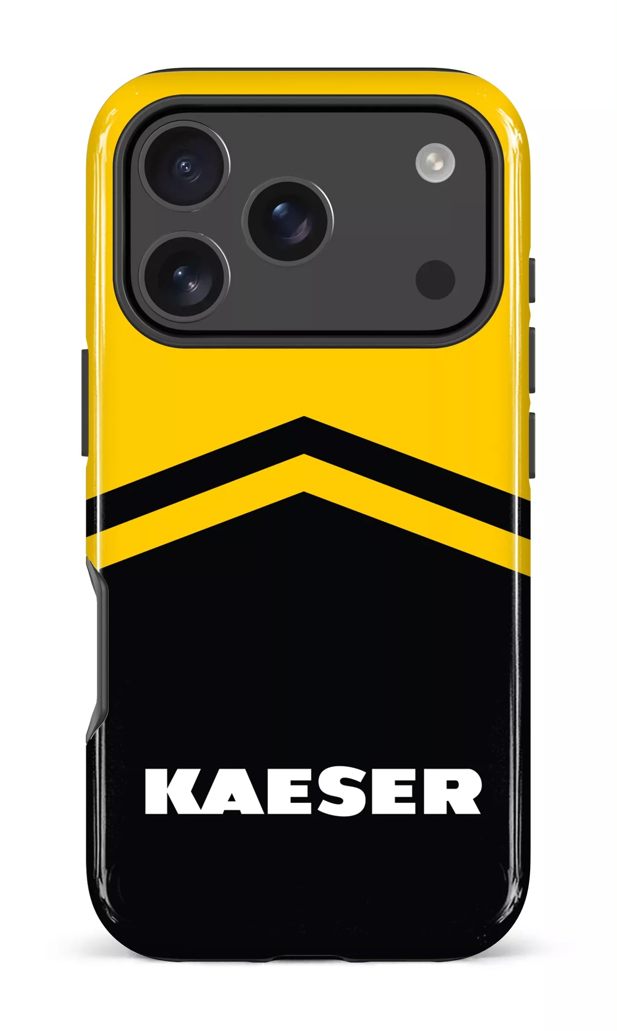 iPhone 17 Pro Impact Case Kaeser Noir et Jaune -