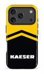 iPhone 17 Pro Impact Case Kaeser Noir et Jaune -