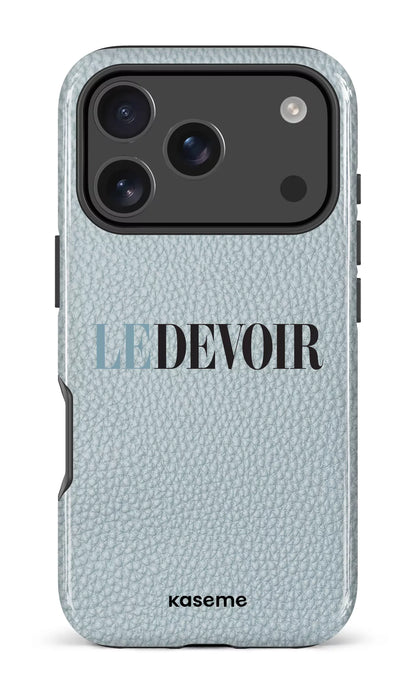iPhone 17 Pro Impact Case Le Devoir Gris -