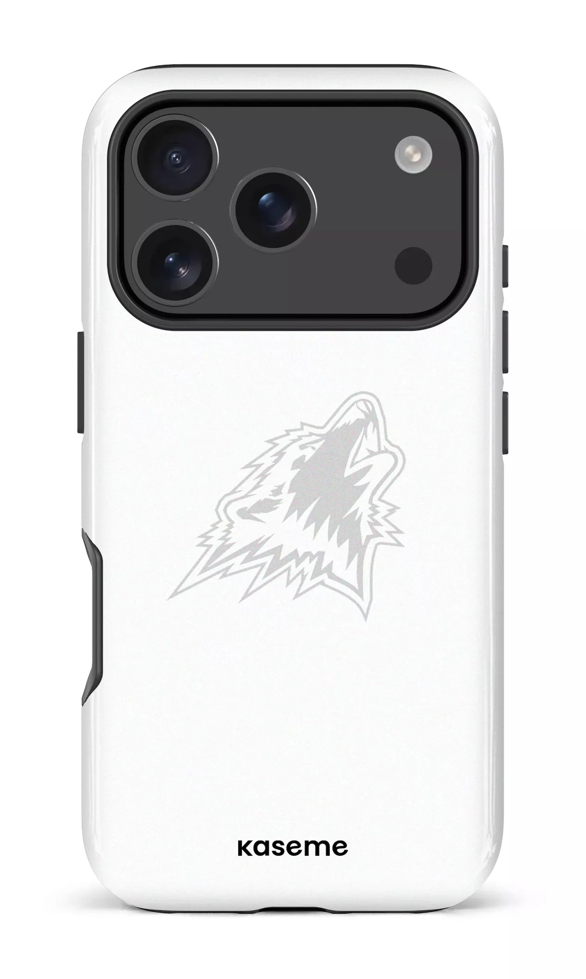 iPhone 17 Pro Impact Case Les Huskies Blanc -
