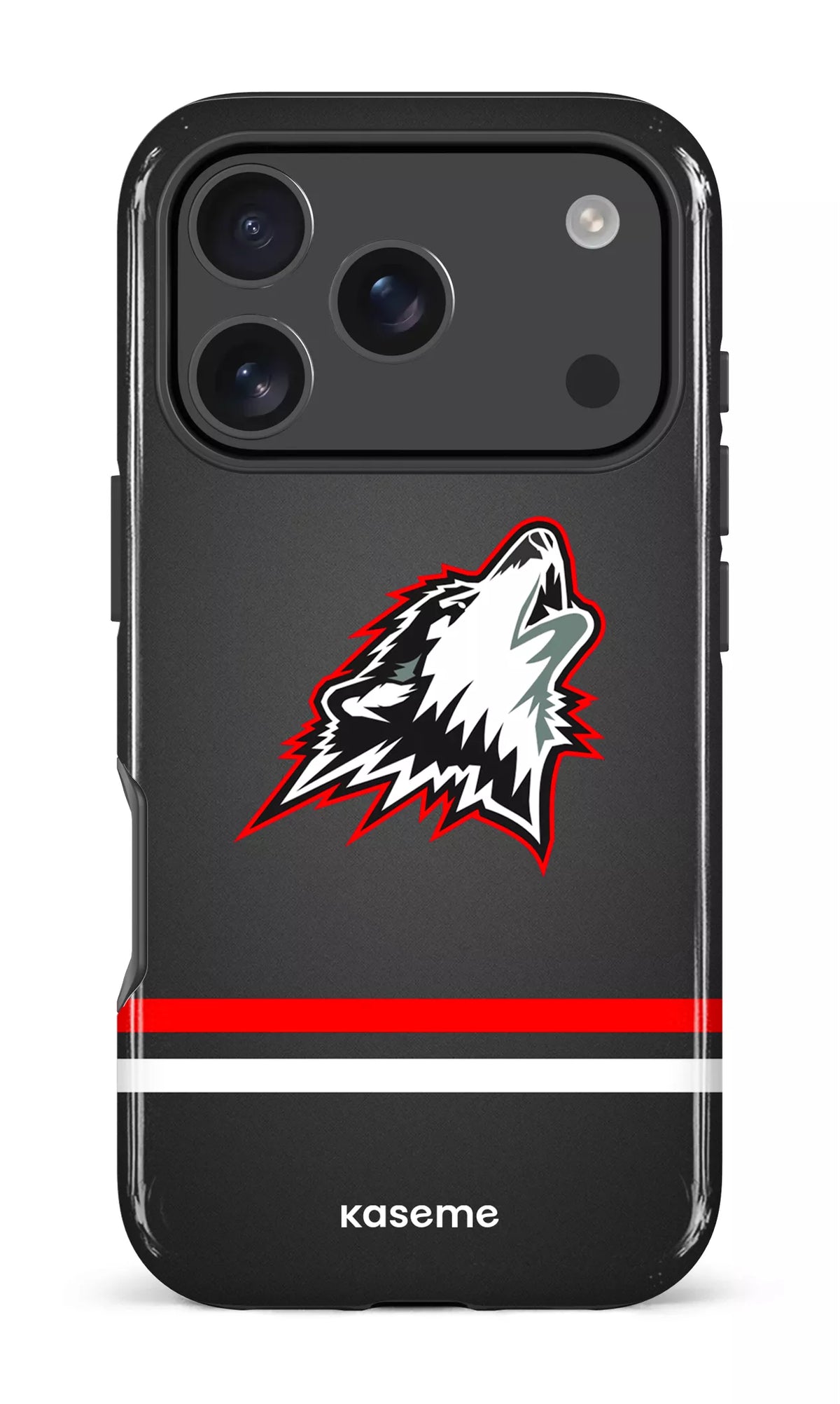 iPhone 17 Pro Impact Case Les Huskies Gris -