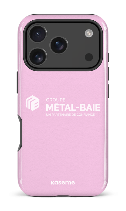 iPhone 17 Pro Impact Case Métal-Baie Rose -
