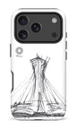iPhone 17 Pro Impact Case Parc Olympique - Croquis Blanc -