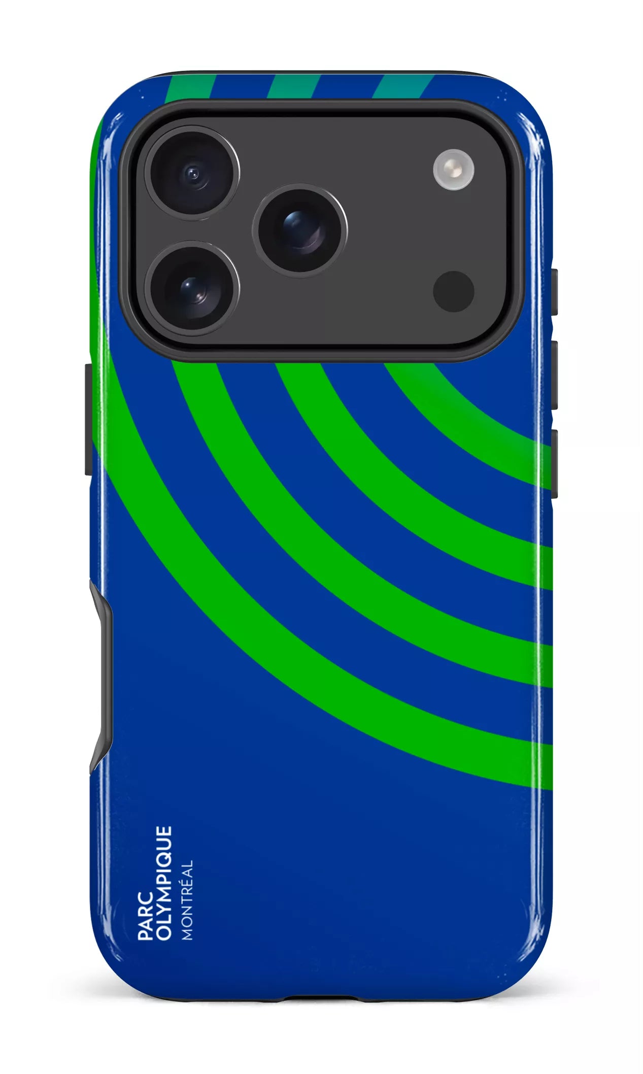 iPhone 17 Pro Impact Case Parc Olympique - Logo Bleu -