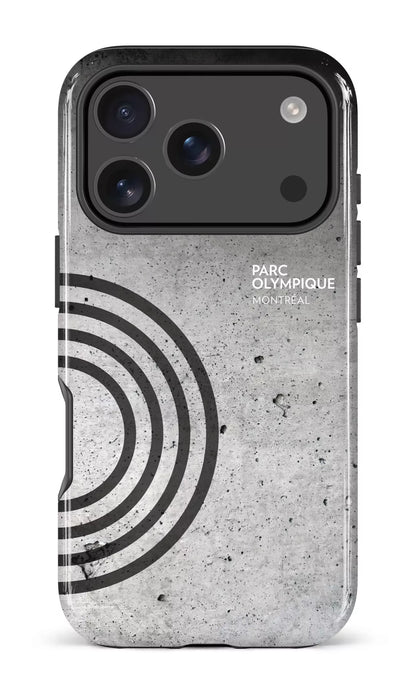 iPhone 17 Pro Impact Case Parc Olympique - Texture Béton -