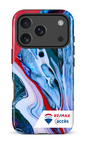 iPhone 17 Pro Impact Case Peinture marbrée claire -