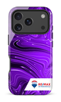 iPhone 17 Pro Impact Case Peinture marbrée sombre violette de Francheville -