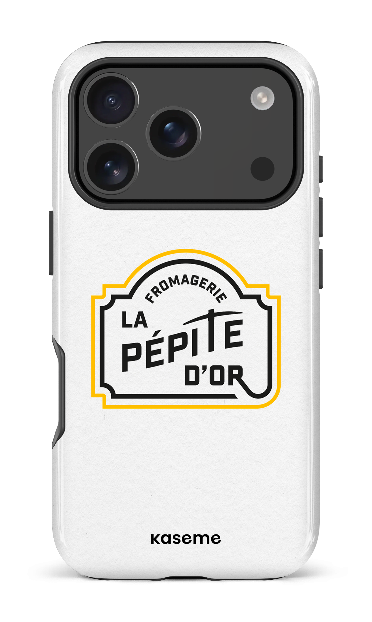 iPhone 17 Pro Impact Case Pépite Blanc -