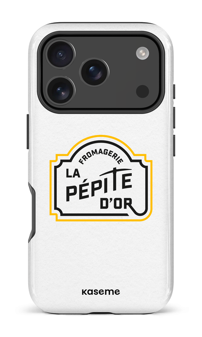 iPhone 17 Pro Impact Case Pépite Blanc -