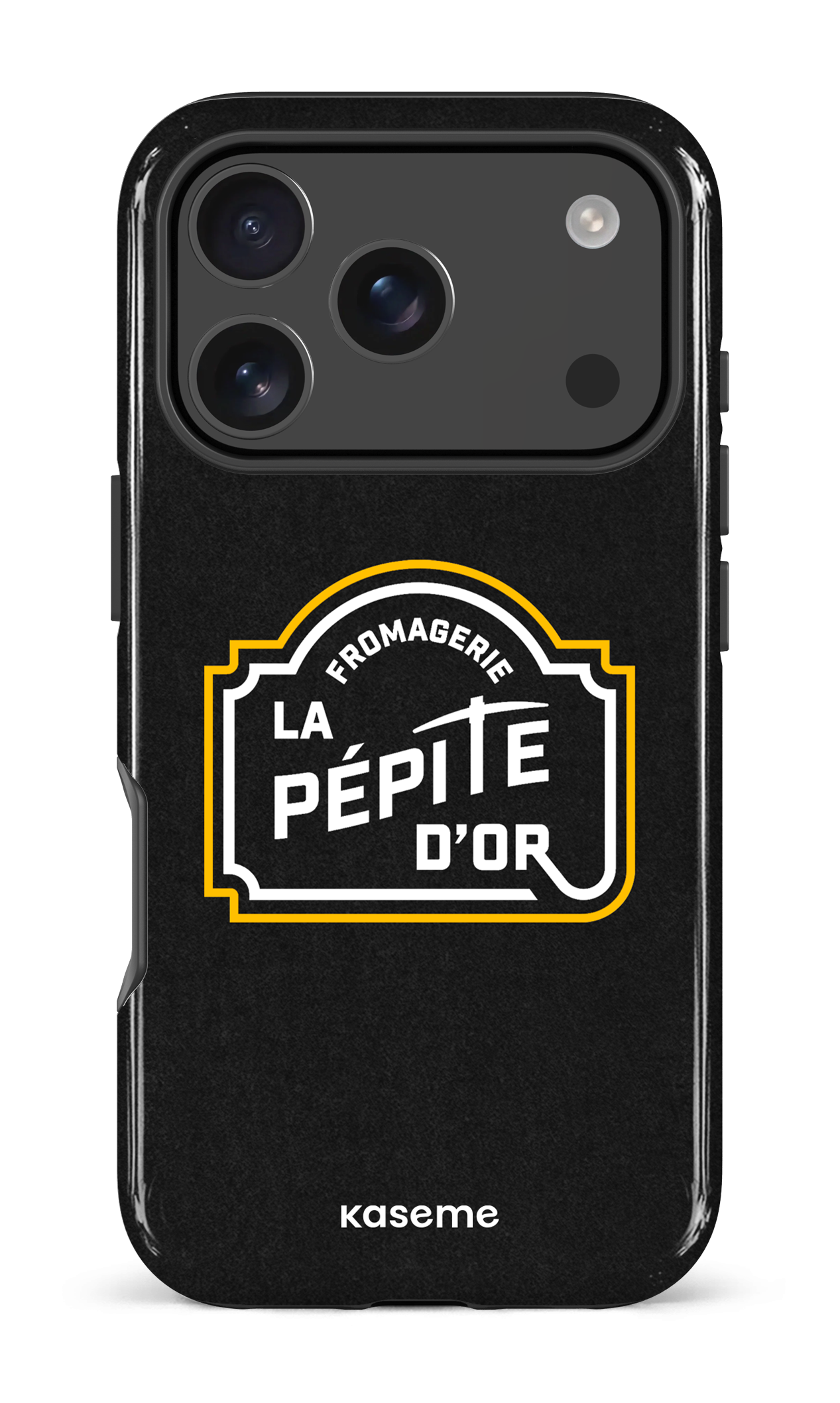 iPhone 17 Pro Impact Case Pépite Noir -
