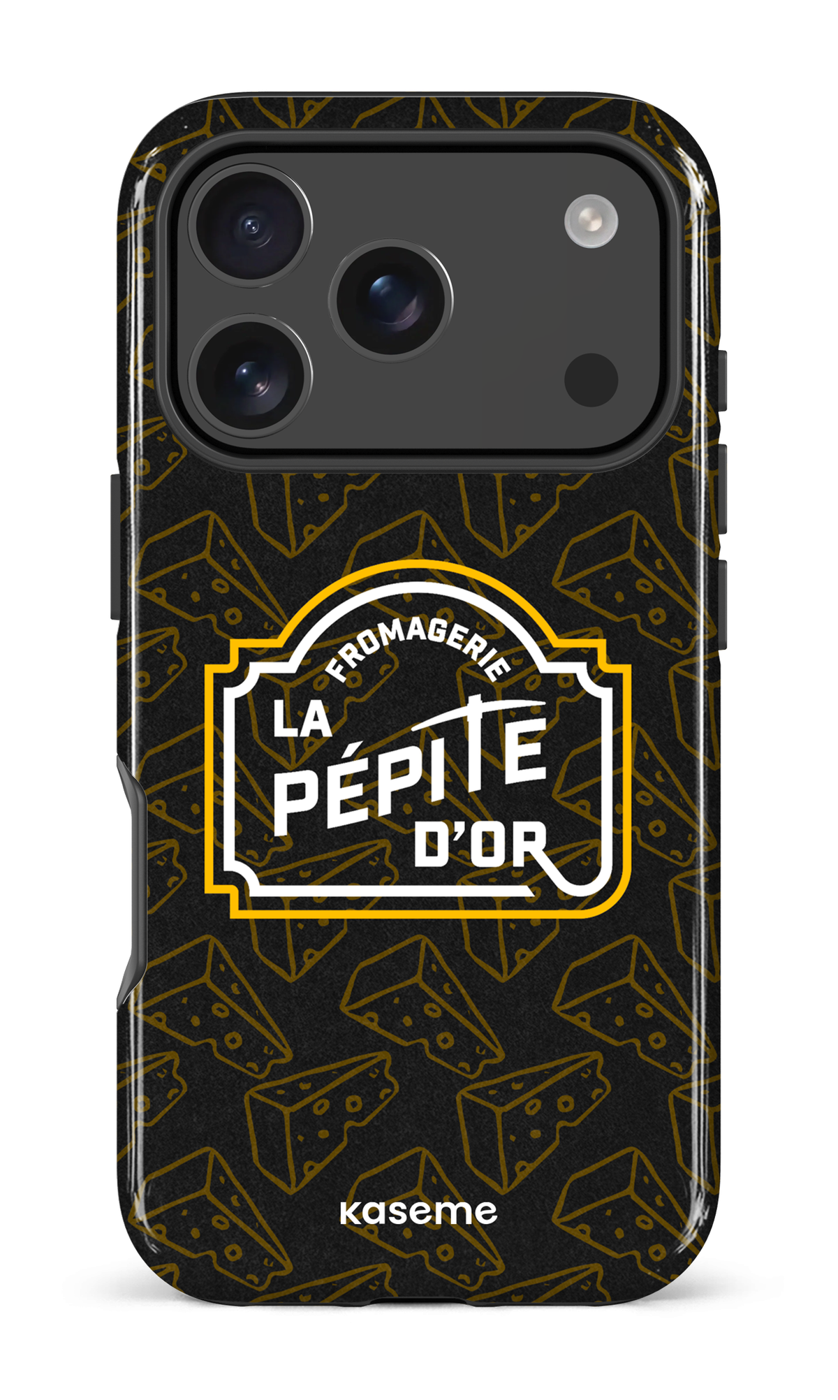 iPhone 17 Pro Impact Case Pépite x Fromages Noir -