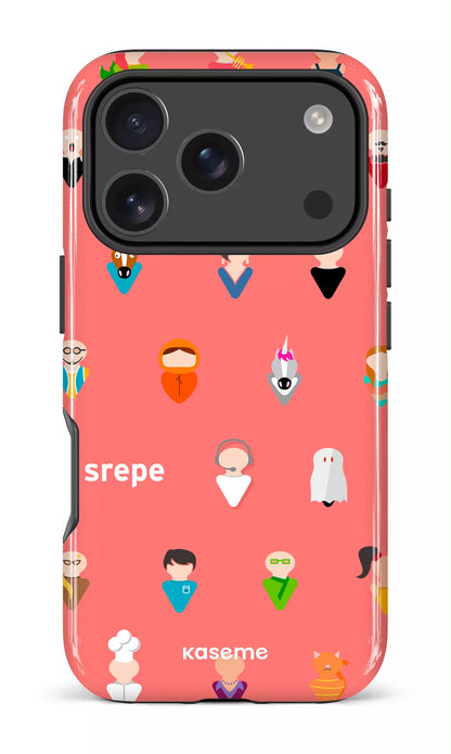iPhone 17 Pro Impact Case Personnages Saumon -