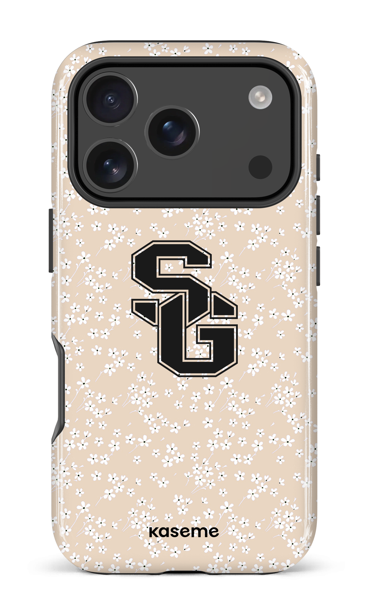 iPhone 17 Pro Impact Case Posy Beige x Dragons -