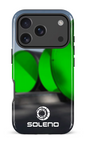 iPhone 17 Pro Impact Case Soleno gros tuyaux vert -