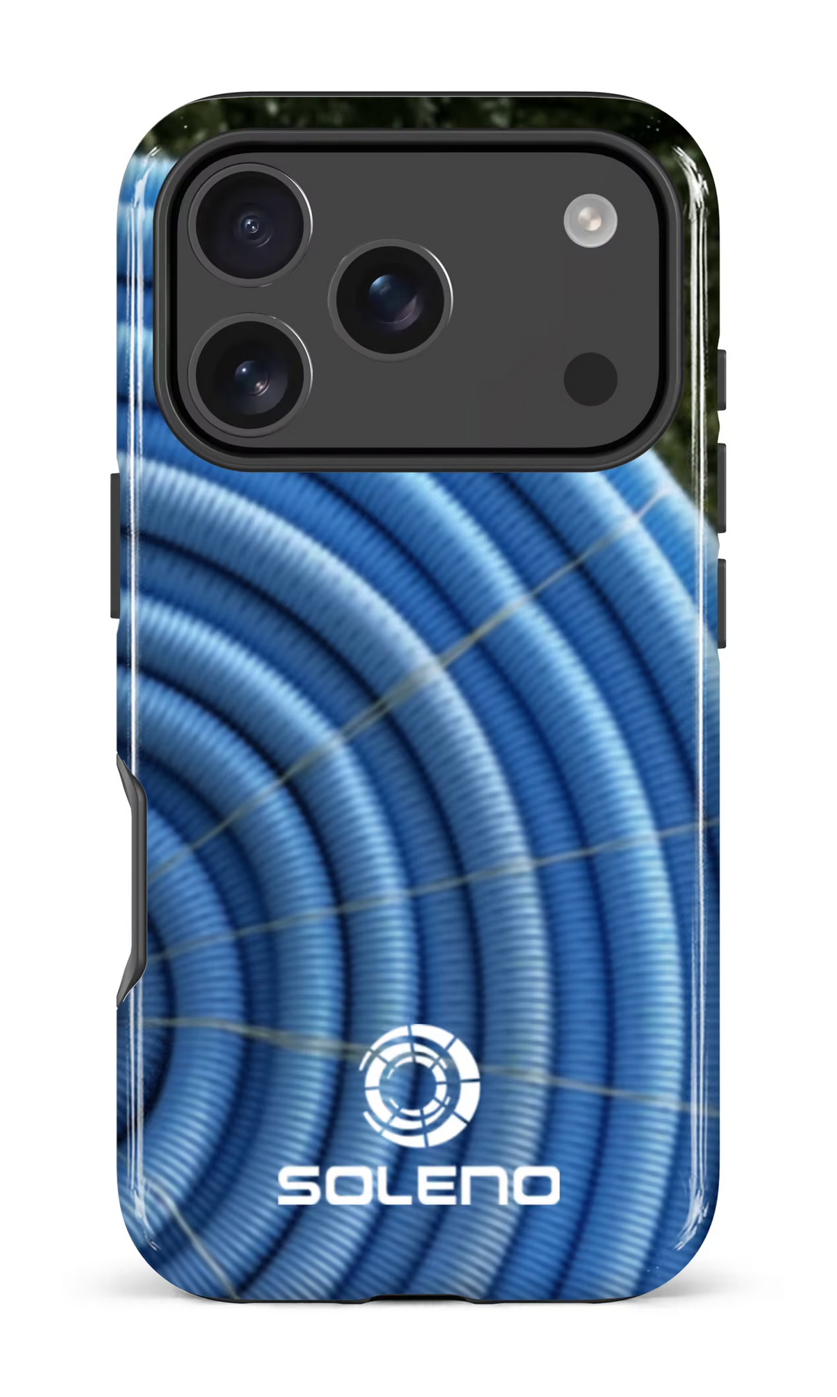 iPhone 17 Pro Impact Case Soleno tuyau bleu -