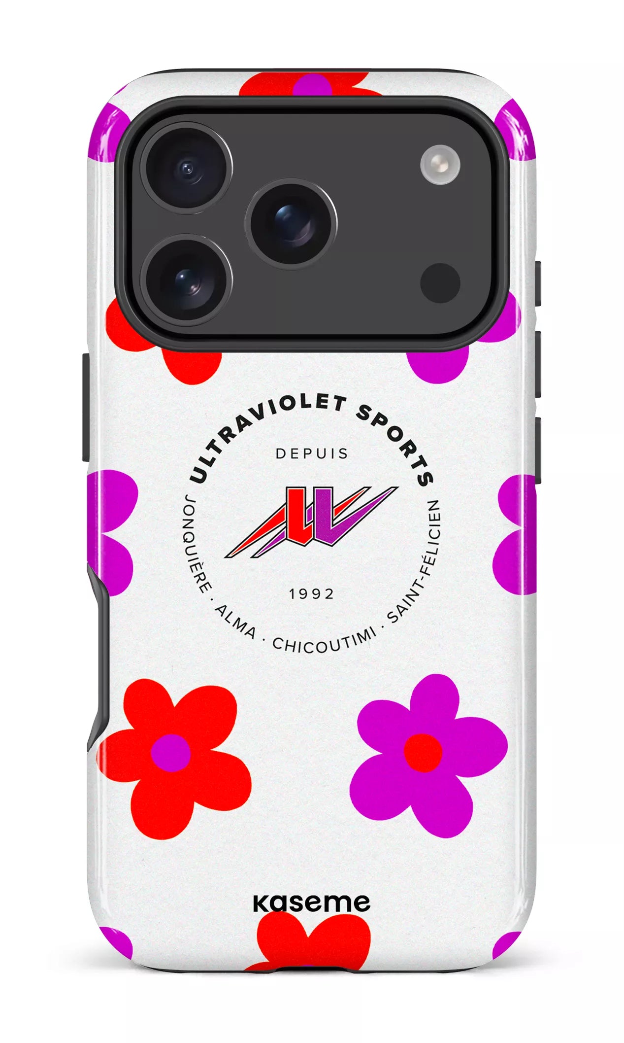 iPhone 17 Pro Impact Case UltraViolet Fleurs -