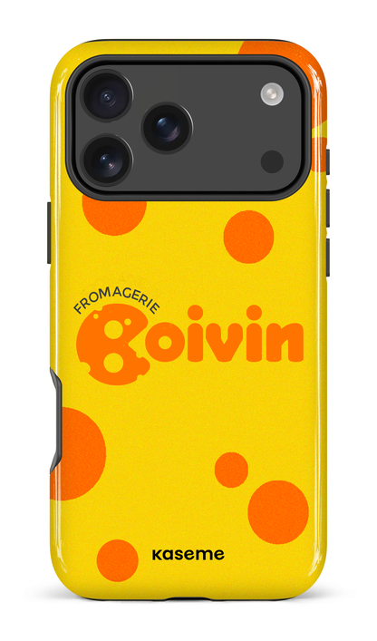 iPhone 17 Pro Max Impact Case Boivin Jaune x Ronds -