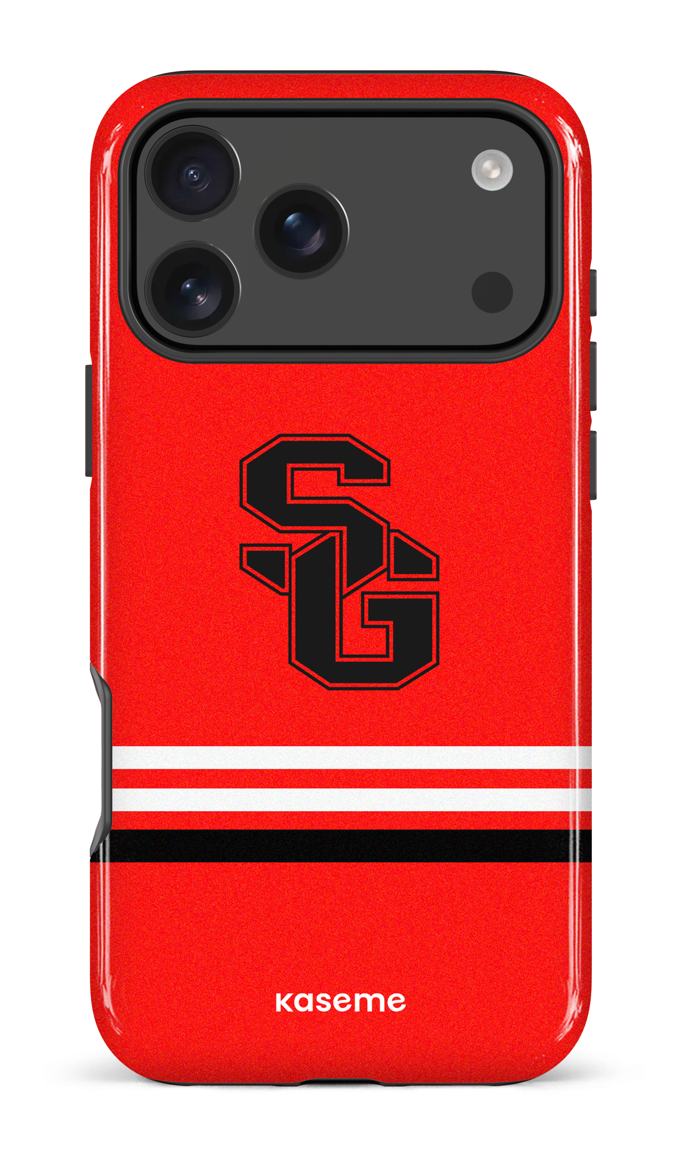 iPhone 17 Pro Max Impact Case Dragons PSG Rouge -