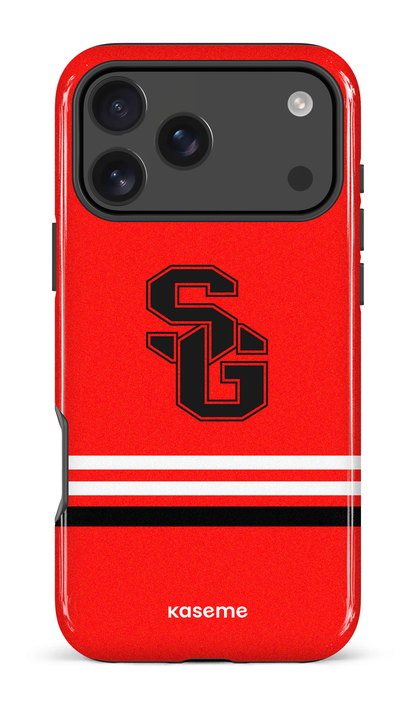 iPhone 17 Pro Max Impact Case Dragons PSG Rouge -