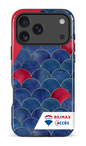 iPhone 17 Pro Max Impact Case Écailles bicolores -