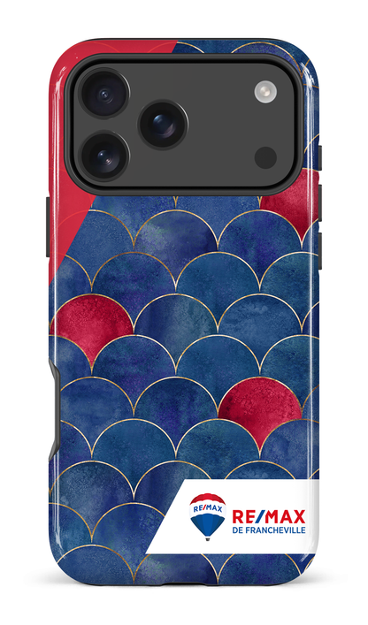 iPhone 17 Pro Max Impact Case Écailles bicolores de Francheville -