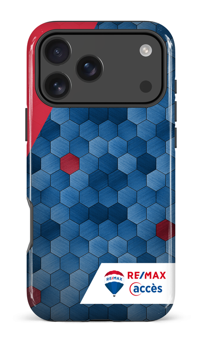 iPhone 17 Pro Max Impact Case Exagones texturés -