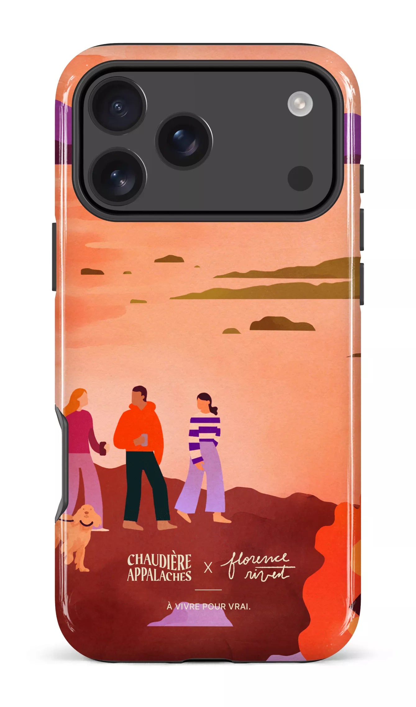 iPhone 17 Pro Max Impact Case Fin de journée d'été par TCA -
