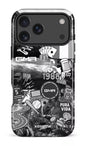 iPhone 17 Pro Max Impact Case GMR Collage Noir et Blanc -