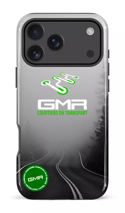 iPhone 17 Pro Max Impact Case GMR Route Noir et Blanc -