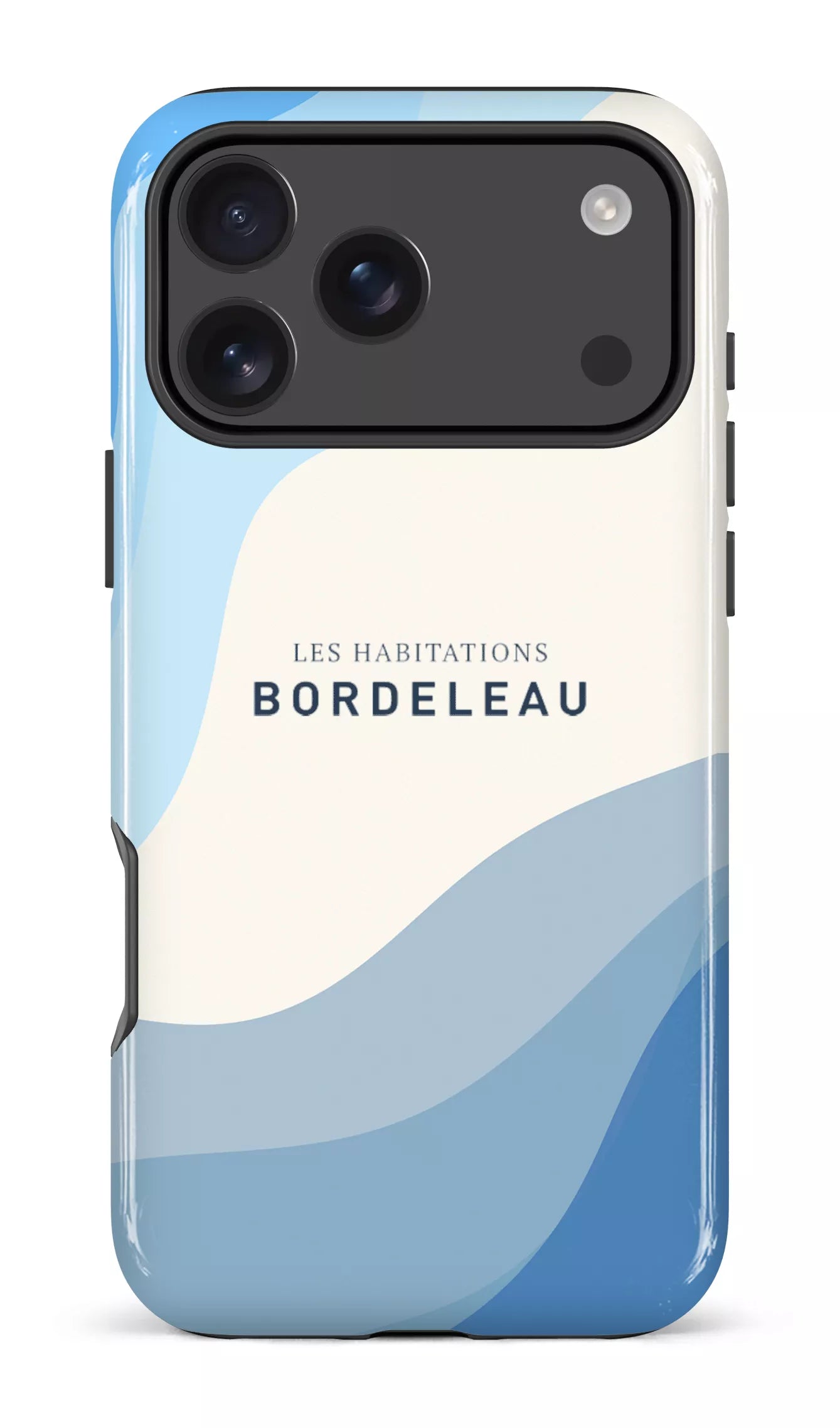 iPhone 17 Pro Max Impact Case HB - Bleu et Blanc -