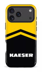 iPhone 17 Pro Max Impact Case Kaeser Noir et Jaune -