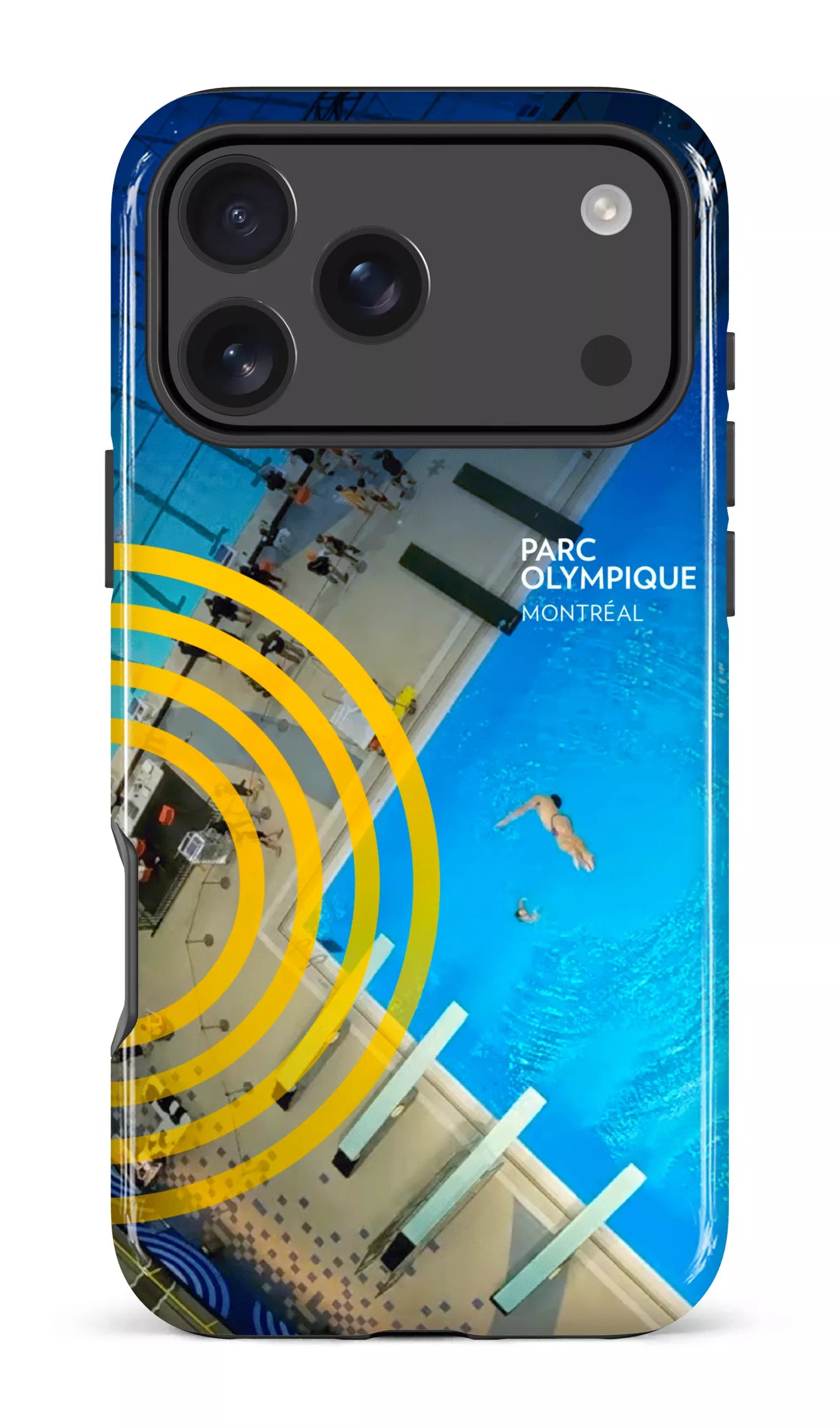 iPhone 17 Pro Max Impact Case Parc Olympique - Lieu Plongeon -