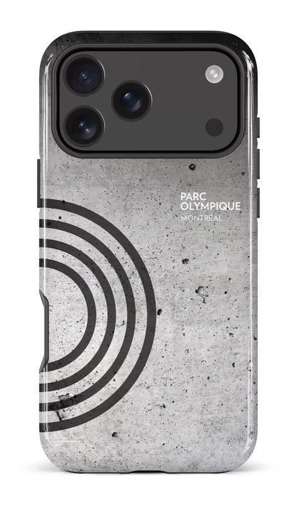 iPhone 17 Pro Max Impact Case Parc Olympique - Texture Béton -