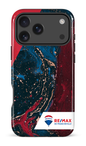 iPhone 17 Pro Max Impact Case Peinture marbrée sombre de Francheville -