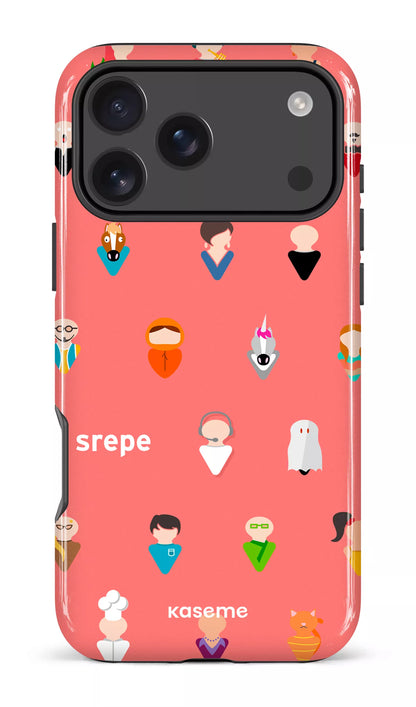 iPhone 17 Pro Max Impact Case Personnages Saumon -