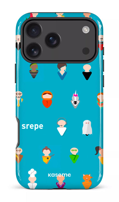 iPhone 17 Pro Max Impact Case Personnages Turquoise -